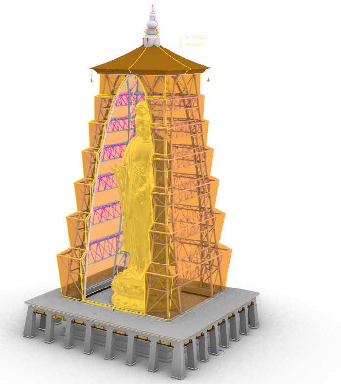 天津大覺(jué)禪寺觀音寶箱塔